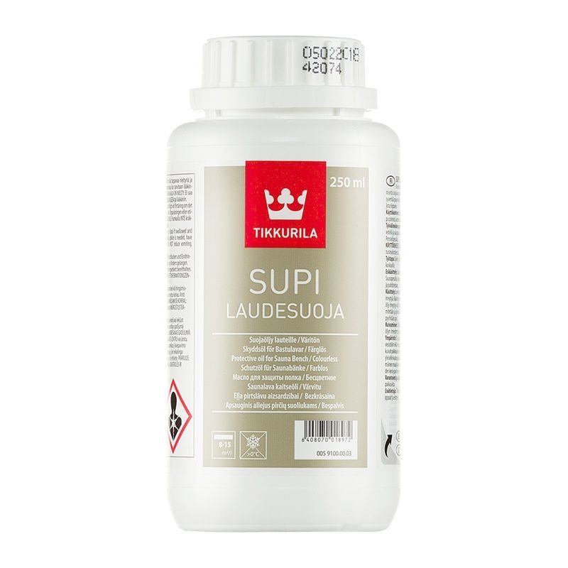Защитный состав Tikkurila Супи Лаудесуоя для полков бани (Финляндия)