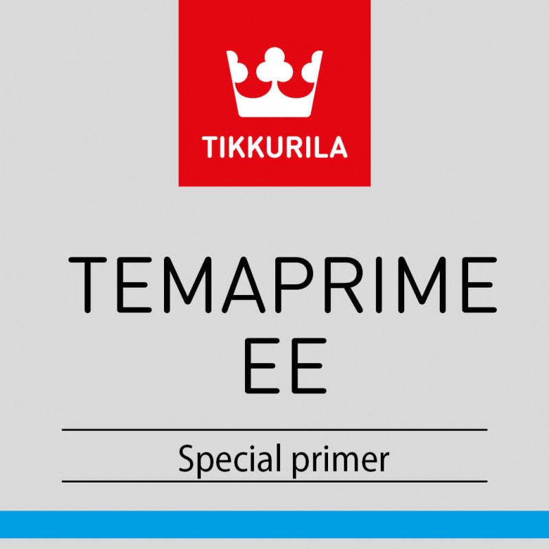 Грунтовочная краска Tikkurila Temaprime EE алкидная матовая однокомпонентная для металла (Финляндия)