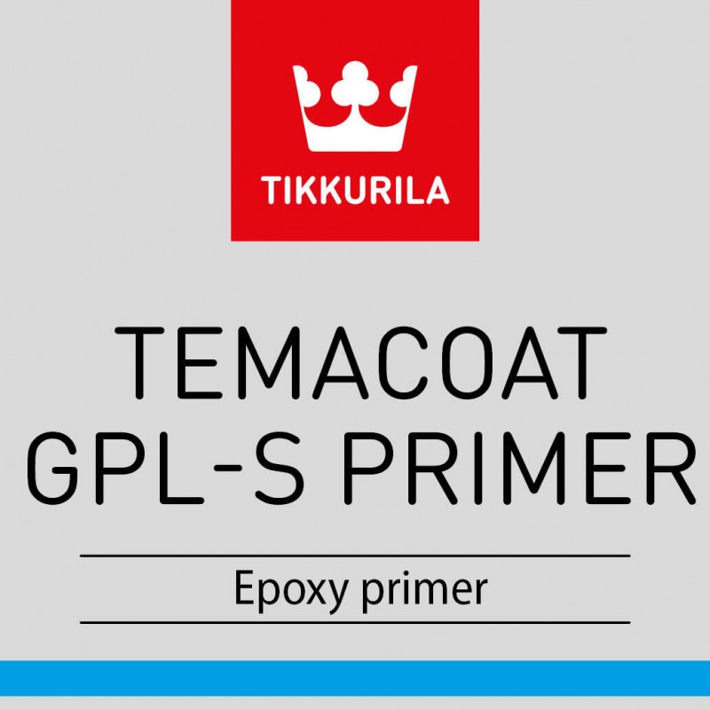 Грунтовочная краска Tikkurila Temacoat GPL-S Primer эпоксидная матовая двухкомпонентная для металла (Финляндия)