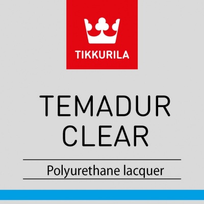 Лак Tikkurila Temadur Clear глянцевый двухкомпонентный для металла (Финляндия)