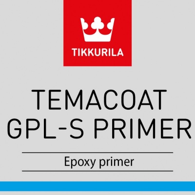 Грунтовочная краска Tikkurila Temacoat GPL-S Primer эпоксидная матовая двухкомпонентная для металла (Финляндия)